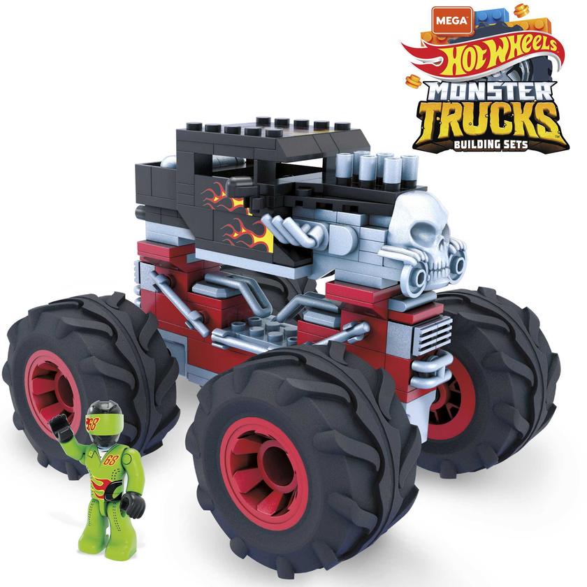 MEGA Hot Wheels Juguete de Construcción Monster Truck Bone Shaker For Sale