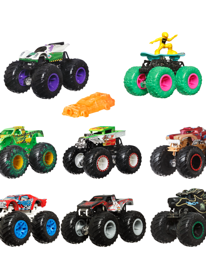 Monster Trucks Hot Wheels à L’Échelle 1:64 Avec Roues Géantes Same Day Delivery