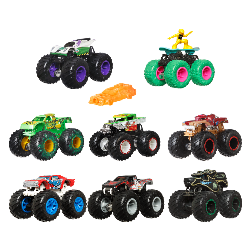 Monster Trucks Hot Wheels à L’Échelle 1:64 Avec Roues Géantes Same Day Delivery